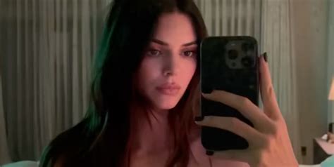 kendall jenner nudes|Kendall Jenner Shares Steamy Topless Video and Poses in Lingerie